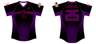 Citrus Lady Hawks Custom NanoDri Softball Jersey #J1