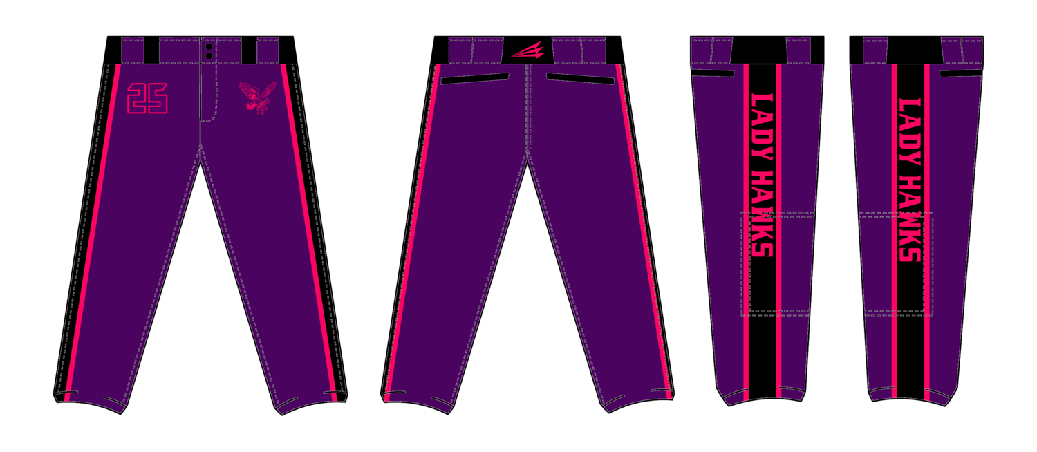Citrus Lady Hawks Custom Elite Softball Pant #FP1c