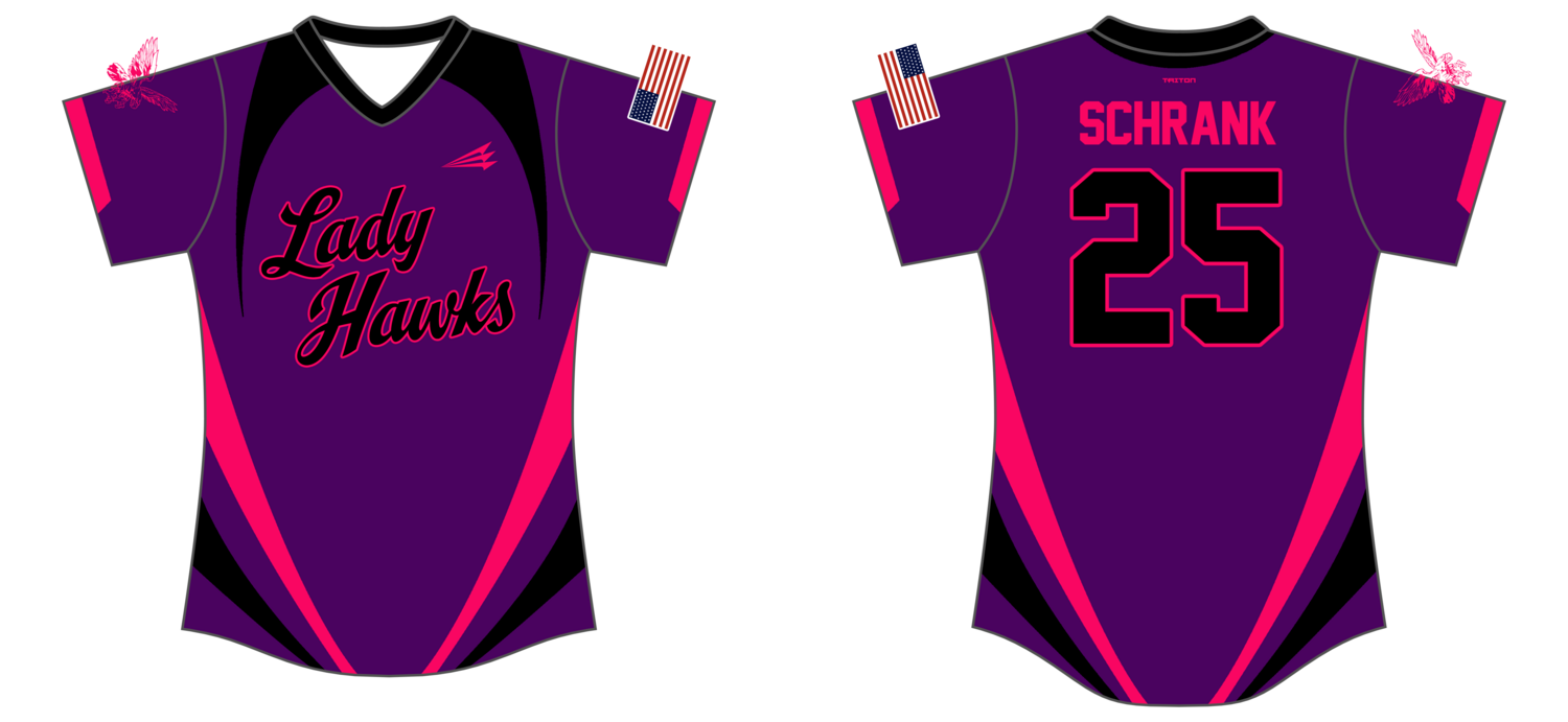 Citrus Lady Hawks Custom NanoDri Softball Jersey #J1