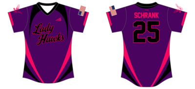 Citrus Lady Hawks Custom NanoDri Softball Jersey #J1