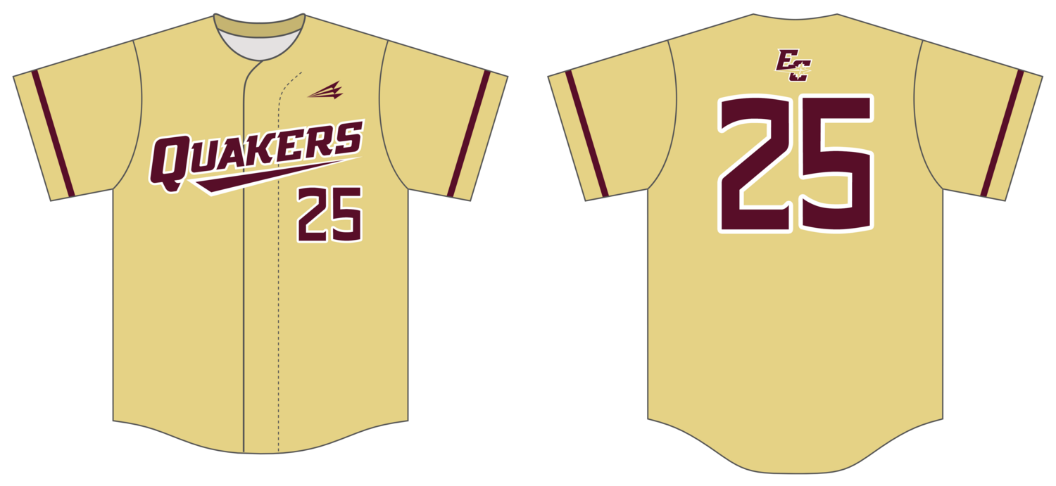 Earlham College Custom Hexaflex Baseball Jersey J1D