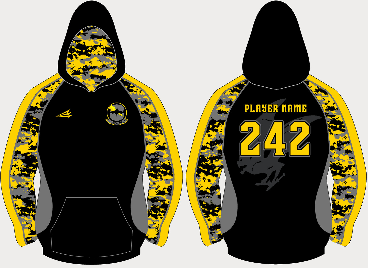 VMFA-242 Custom Vulcan Hoodie #VH2