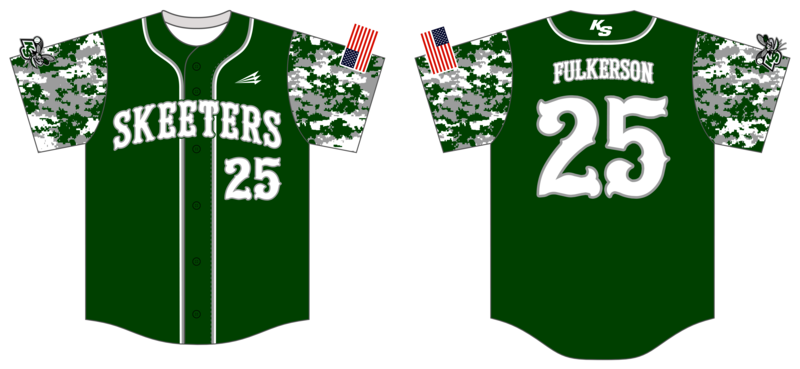 Kingwood Skeeters Custom HexaFlex Baseball Jersey #J1B