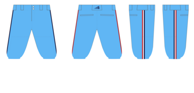 EDH Rebels Custom Knicker Baseball Pant #BP1B