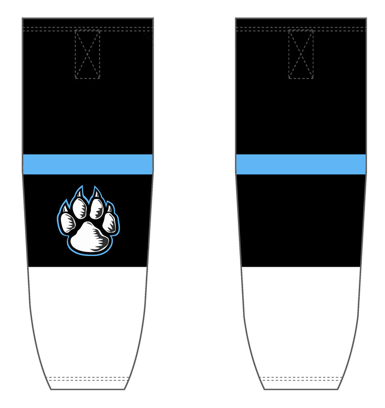 Dayton Icehounds Custom Hockey Socks #HS3