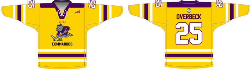 Commandos (Overbeck) Custom NanoDri Hockey Jersey #J3b