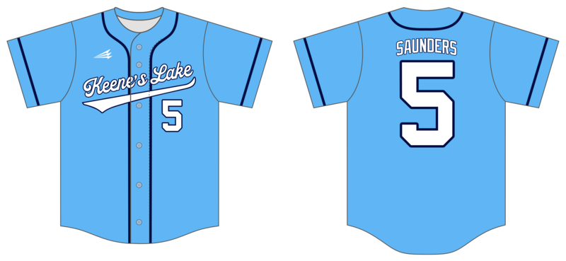 Keene&#39;s Lake Custom HexaFlex Baseball Jersey #J2B