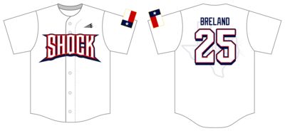 Texas Shock Baseball Custom HexaFlex Baseball Jersey #J3