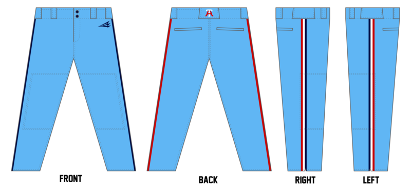 Arlington Twins Custom Relaxed Baseball Pant #BP6DX