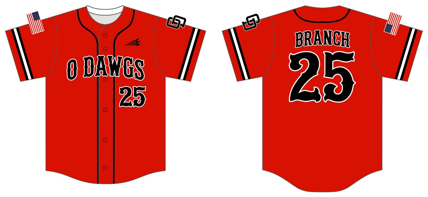 O Dawgs Custom HexaFlex Baseball Jersey #J11