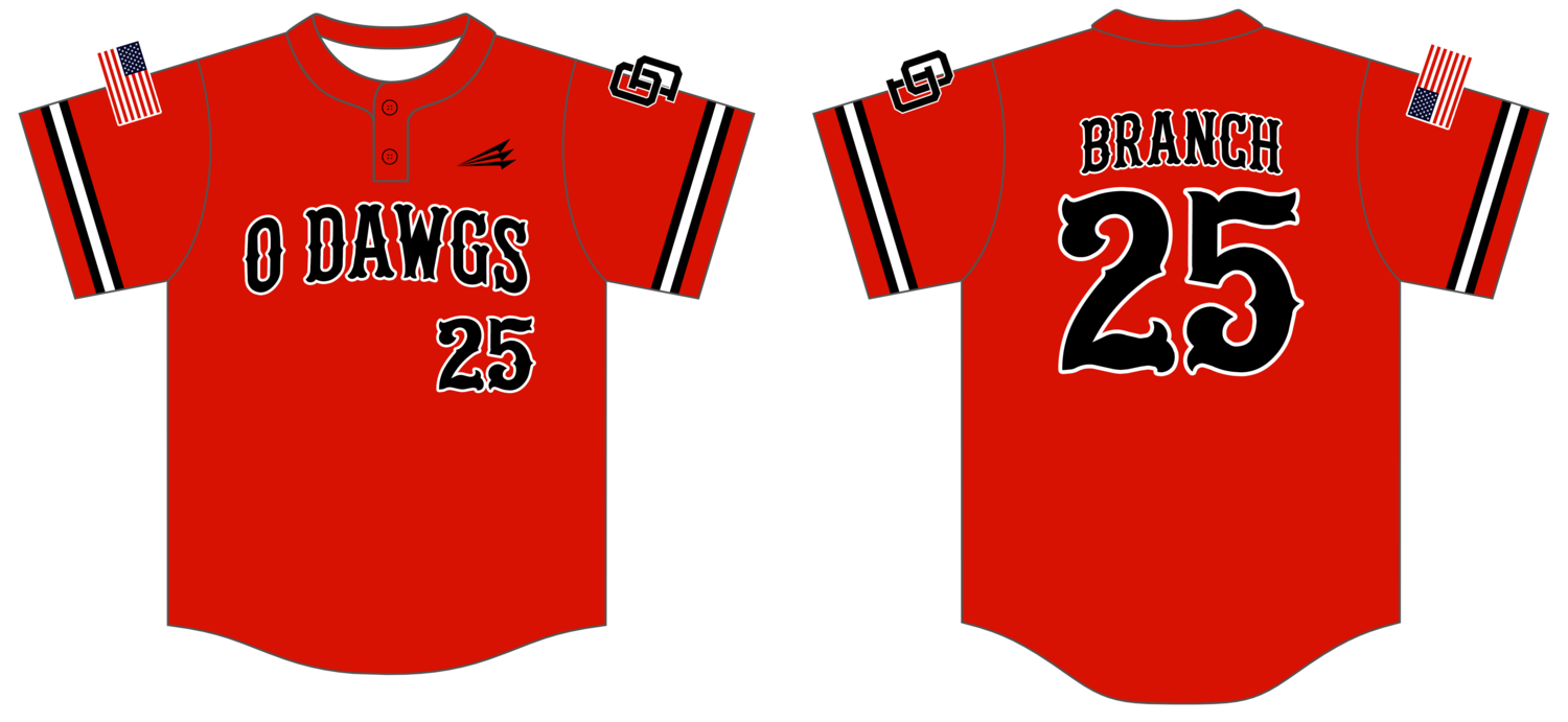 O Dawgs Custom HexaFlex Baseball Jersey #J11B