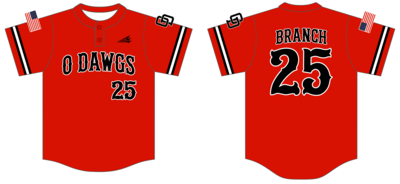 O Dawgs Custom HexaFlex Baseball Jersey #J11B