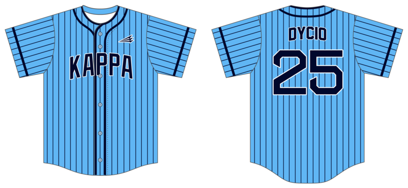 DePauw Kappa Kappa Gamma Custom NanoDri Baseball Jersey #J7b