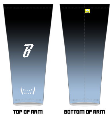 Blizzard Baseball Club Custom Arm Sleeve #AS2B