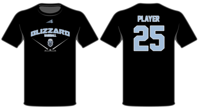 Blizzard Baseball Club Custom HyperTee #HT1