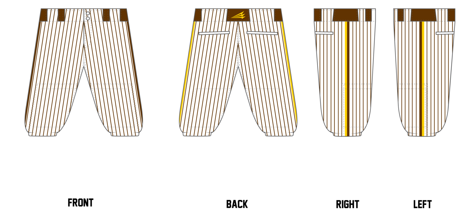 Salty Dawgs Custom Knicker Baseball Pant #BP1B