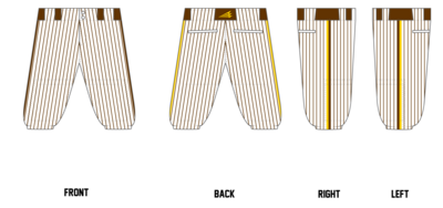 Salty Dawgs Custom Knicker Baseball Pant #BP1B