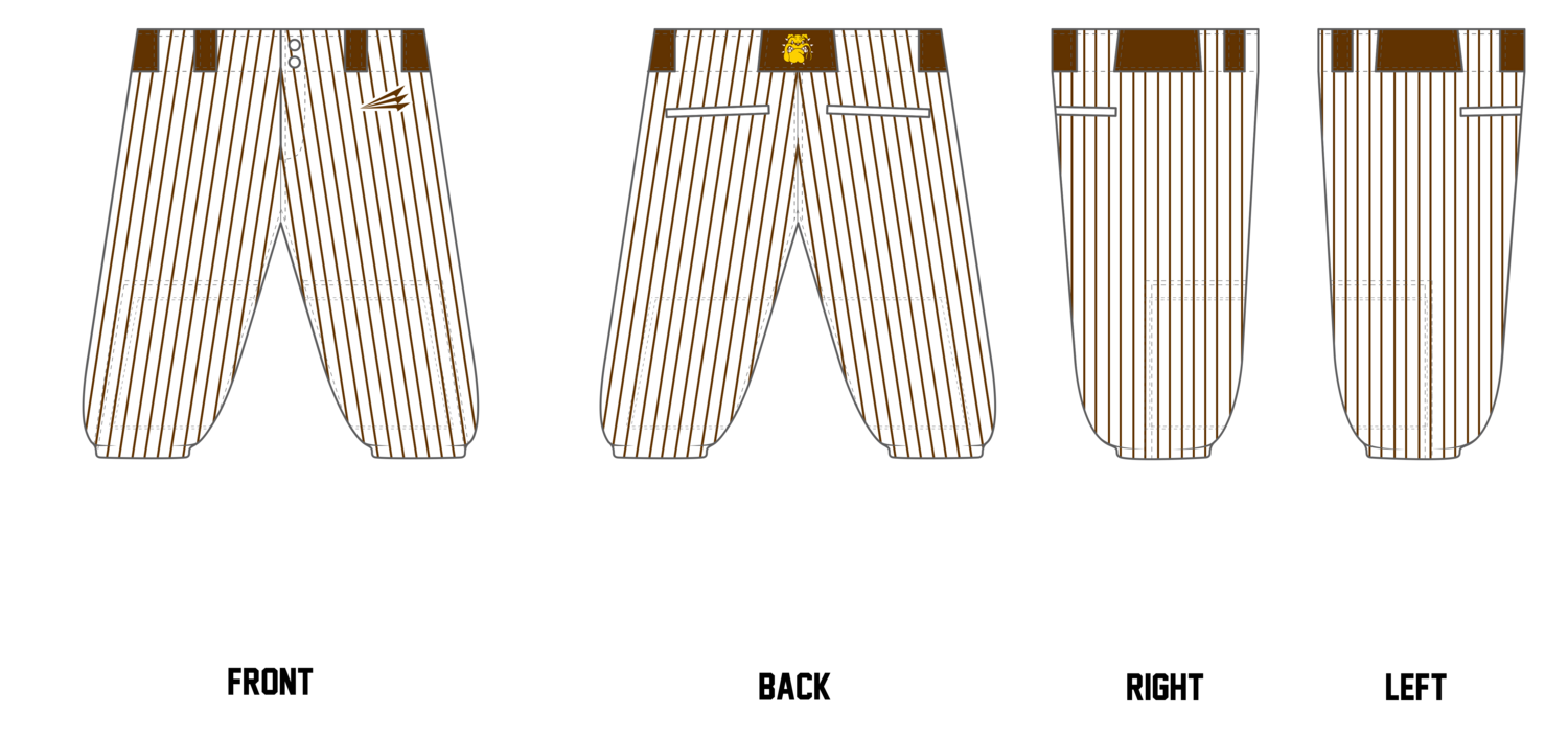 Salty Dawgs Custom Knicker Baseball Pant #BP2B