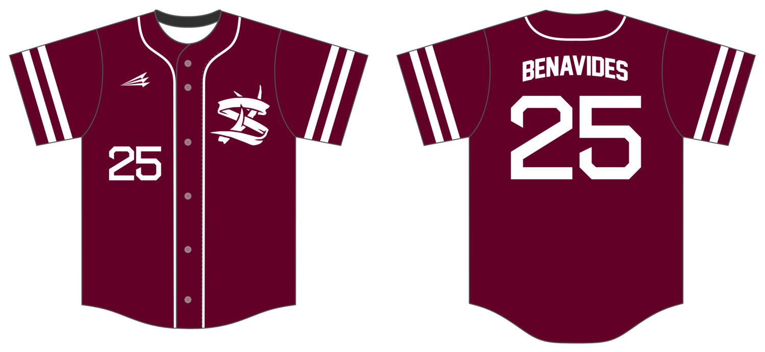 Deer Park Spikes Custom HexaFlex Baseball Jersey #J1B