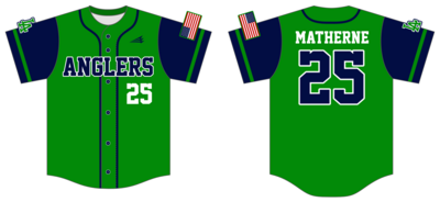 LA Anglers Custom Hexaflex Baseball Jersey #J4