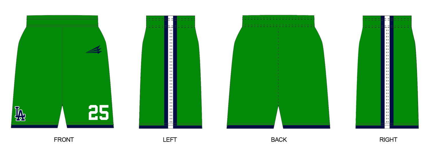 LA Anglers Custom Revolution Pocket Shorts #RV2B