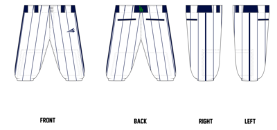 LA Anglers Stacheman Elite Custom Long Baseball Pants #BP2