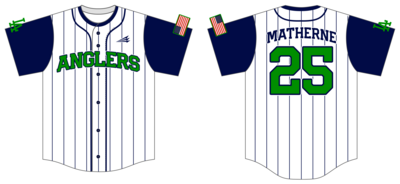 LA Anglers Custom Hexaflex Baseball Jersey #J2B