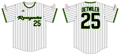 Mid Michigan Renegades Custom HexaFlex Baseball Jersey #J2B