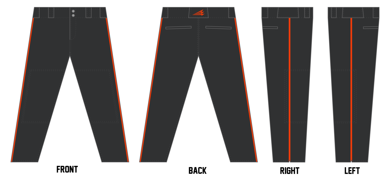 Tomahawks (Ozment) Stacheman Elite Custom Long Baseball Pants #BP3