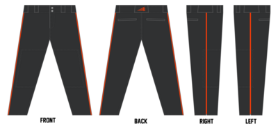 Tomahawks (Ozment) Stacheman Elite Custom Long Baseball Pants #BP3