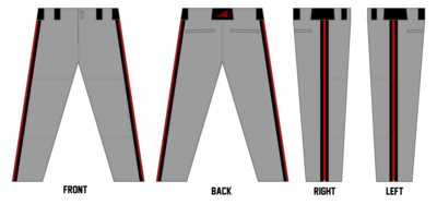 Cobras Custom Relaxed Baseball Pant #BP1B