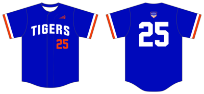 Austin United Tigers Custom HexaFlex Baseball Jersey #J2b