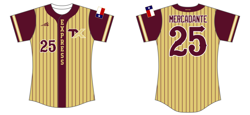TEXAS EXPRESS Custom NanoDri Softball Jersey #J1