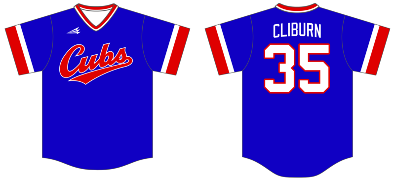 Oxford Cubs Custom NanoDri Baseball Jersey #J1