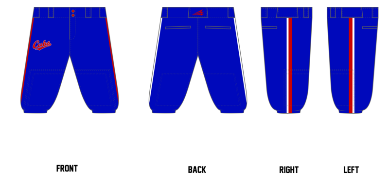 Oxford Cubs Custom Knicker Baseball Pant #BP1