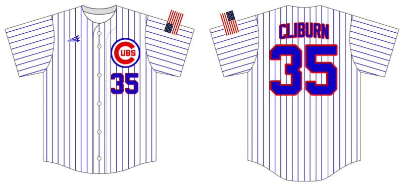 Oxford Cubs Custom NanoDri Baseball Jersey #J3