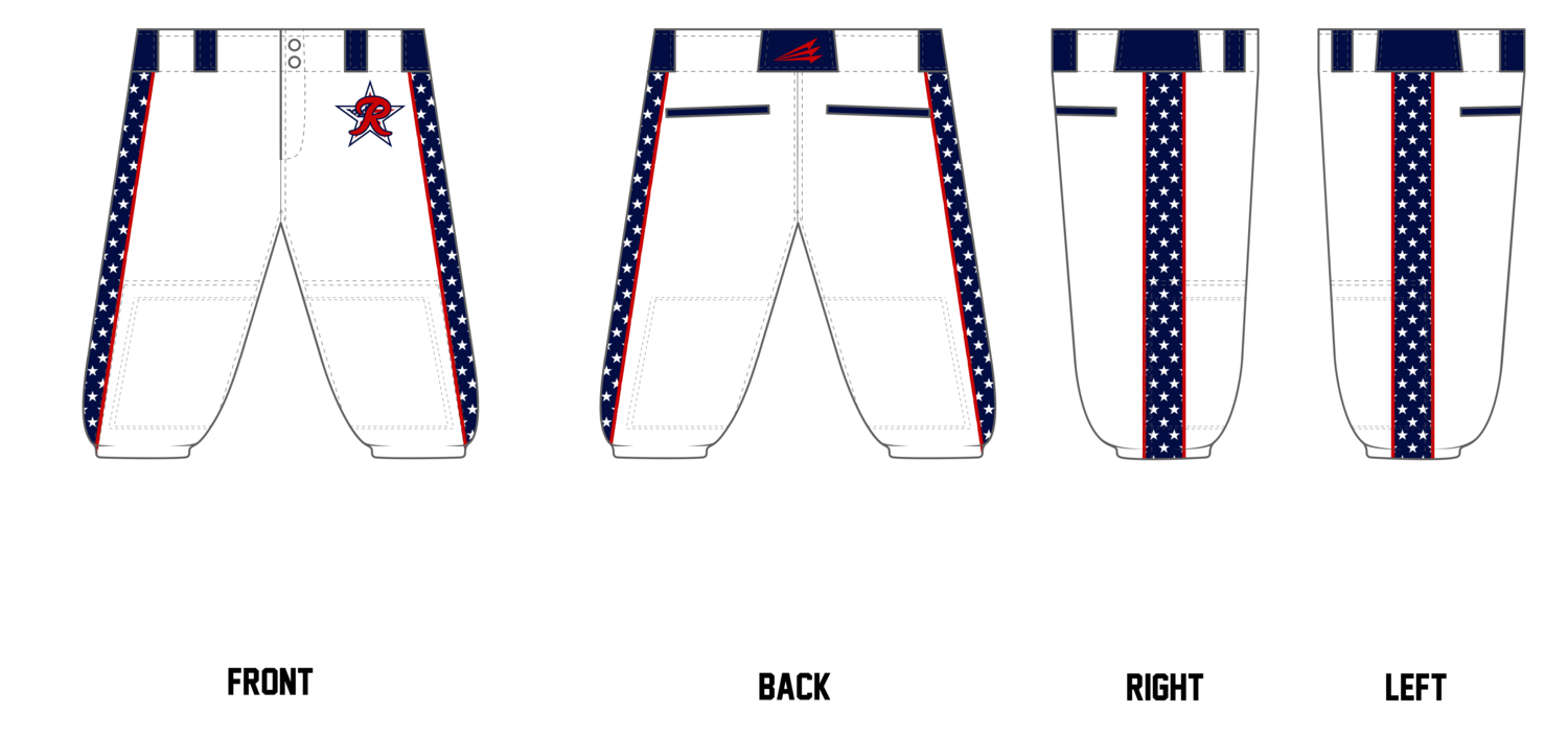 Texas Reign Custom Knicker Baseball Pant #BP1BK
