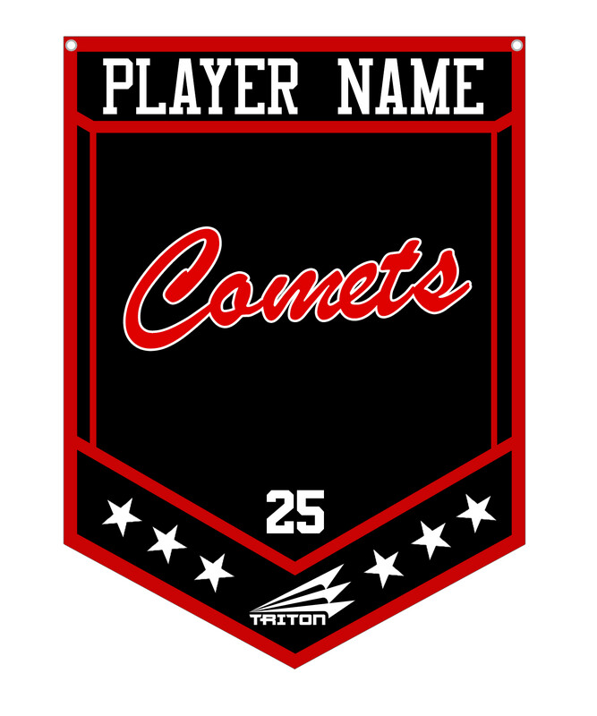 Comets Softball 9U Custom Banner #CB1