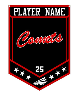 Comets Softball 9U Custom Banner #CB1