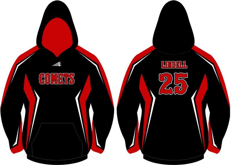 Comets Softball 9U Custom Vulcan Hoodie #VH2