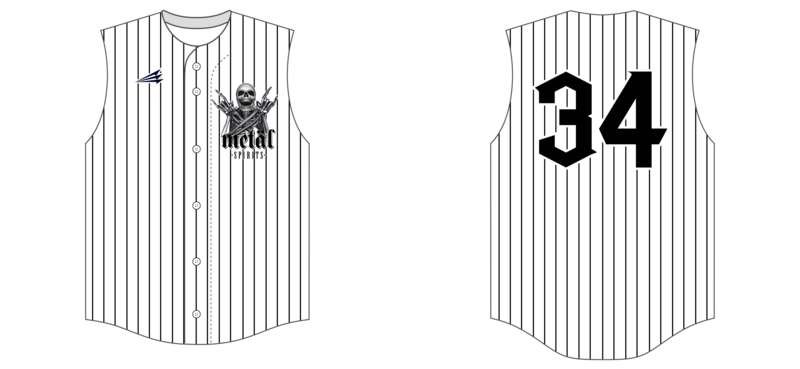 Metal Spirits Custom HexaFlex Baseball Jersey #J2