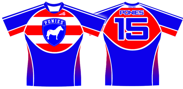 Ponies Custom Classic Rugby Jersey #J1