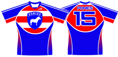 Ponies Custom Classic Rugby Jersey #J1