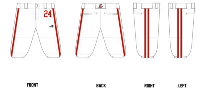 Line Drive Custom Knicker Baseball Pant #BP3DK