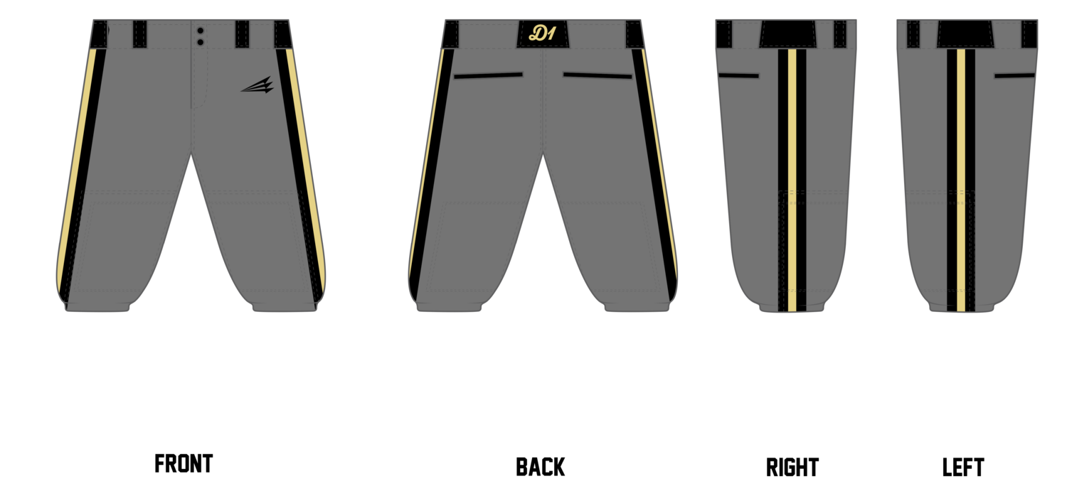 D1 National Custom Knicker Baseball Pant #BP3d