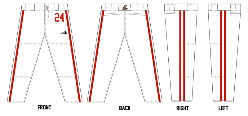Line Drive Custom Long Baseball Pant #BP3D