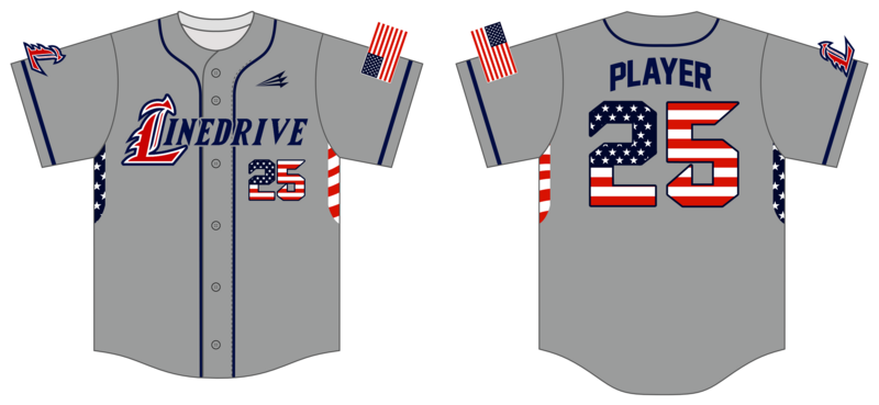 Line Drive Custom HexaFlex Baseball Jersey #J12C