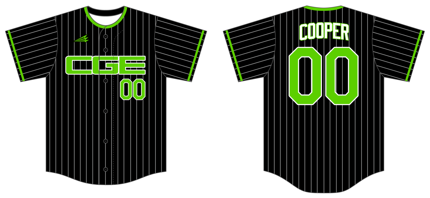 CGE Custom NanoDri Baseball Jersey #J3