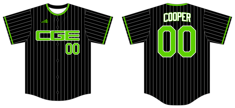CGE Custom NanoDri Baseball Jersey #J3
