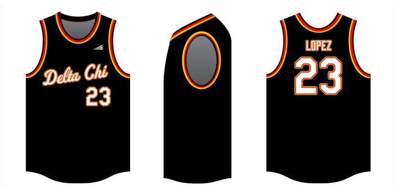 Delta Chi (Lopez) Custom NanoDri Basketball Jersey #J1b